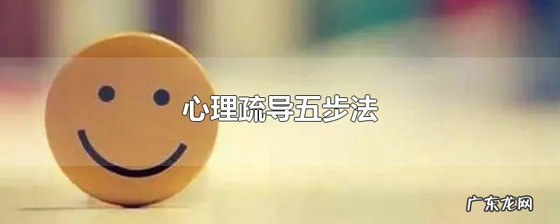 心理疏导五步法