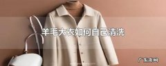 羊毛大衣如何自己清洗