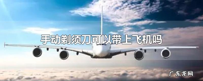手动剃须刀可以带上飞机吗
