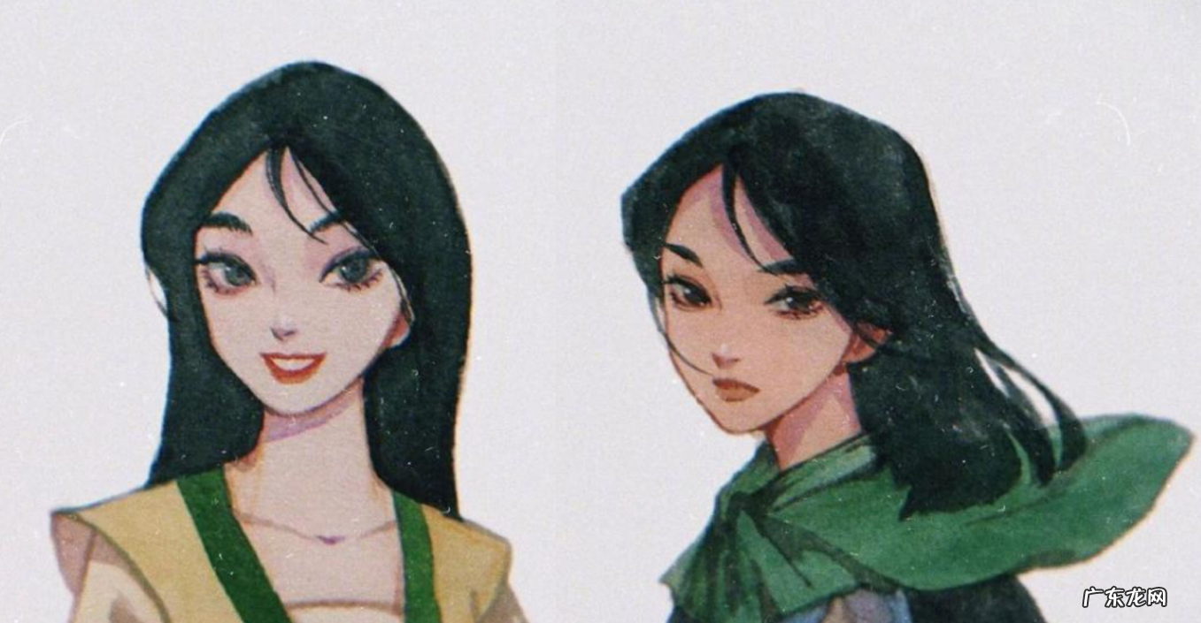 古风动漫图片女生红衣 红色水粉画古风