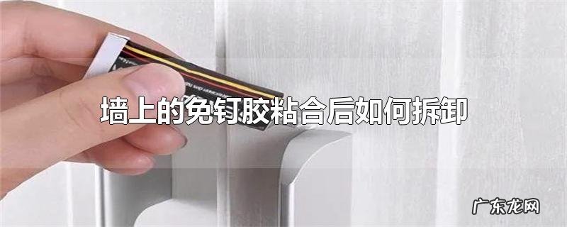 墙上的免钉胶粘合后如何拆卸
