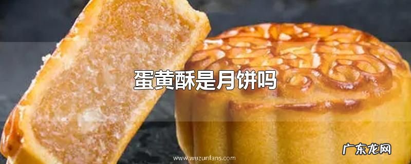 蛋黄酥是月饼吗