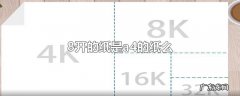 8开的纸是a4的纸么