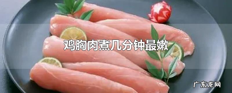 鸡胸肉煮几分钟最嫩