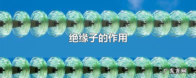 绝缘子的作用