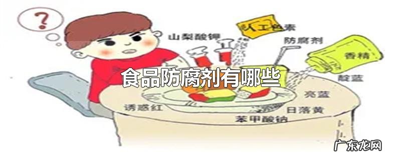食品防腐剂有哪些