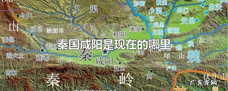 秦国咸阳是现在的哪里