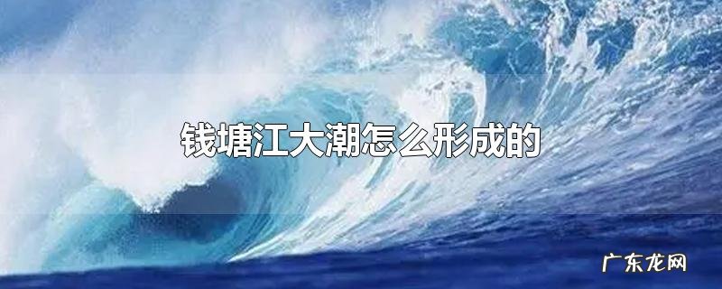 钱塘江大潮怎么形成的