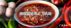 辣椒酱能带上飞机吗