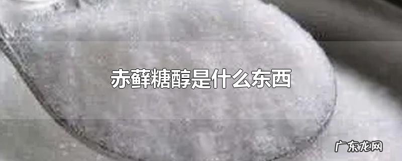 赤藓糖醇是什么东西