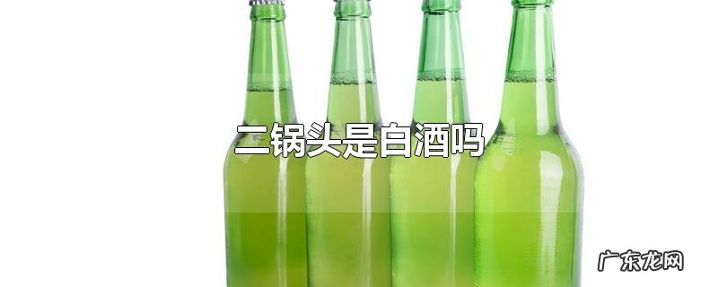 二锅头是白酒吗