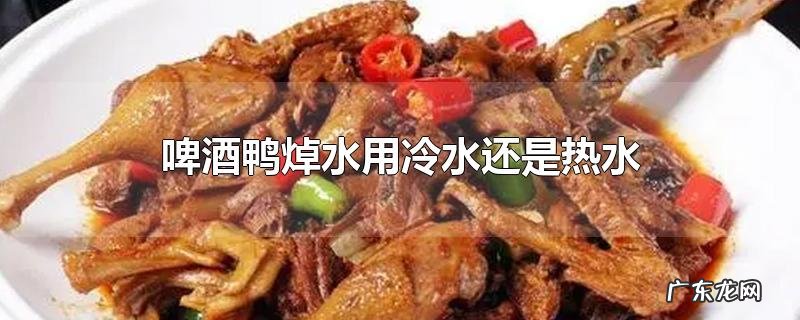 啤酒鸭焯水用冷水还是热水