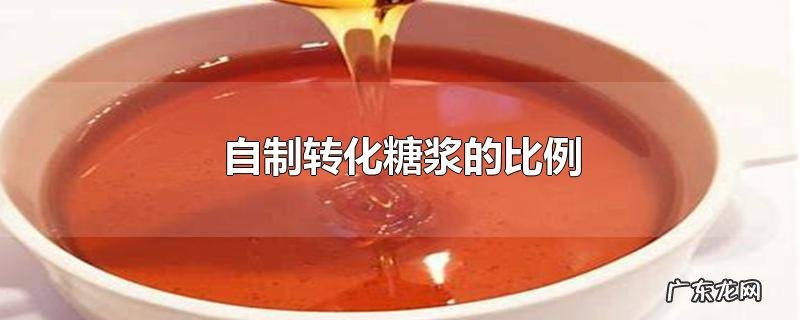 自制转化糖浆的比例