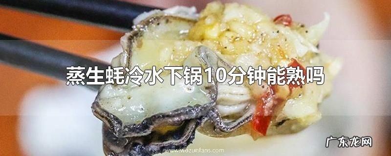 蒸生蚝冷水下锅10分钟能熟吗
