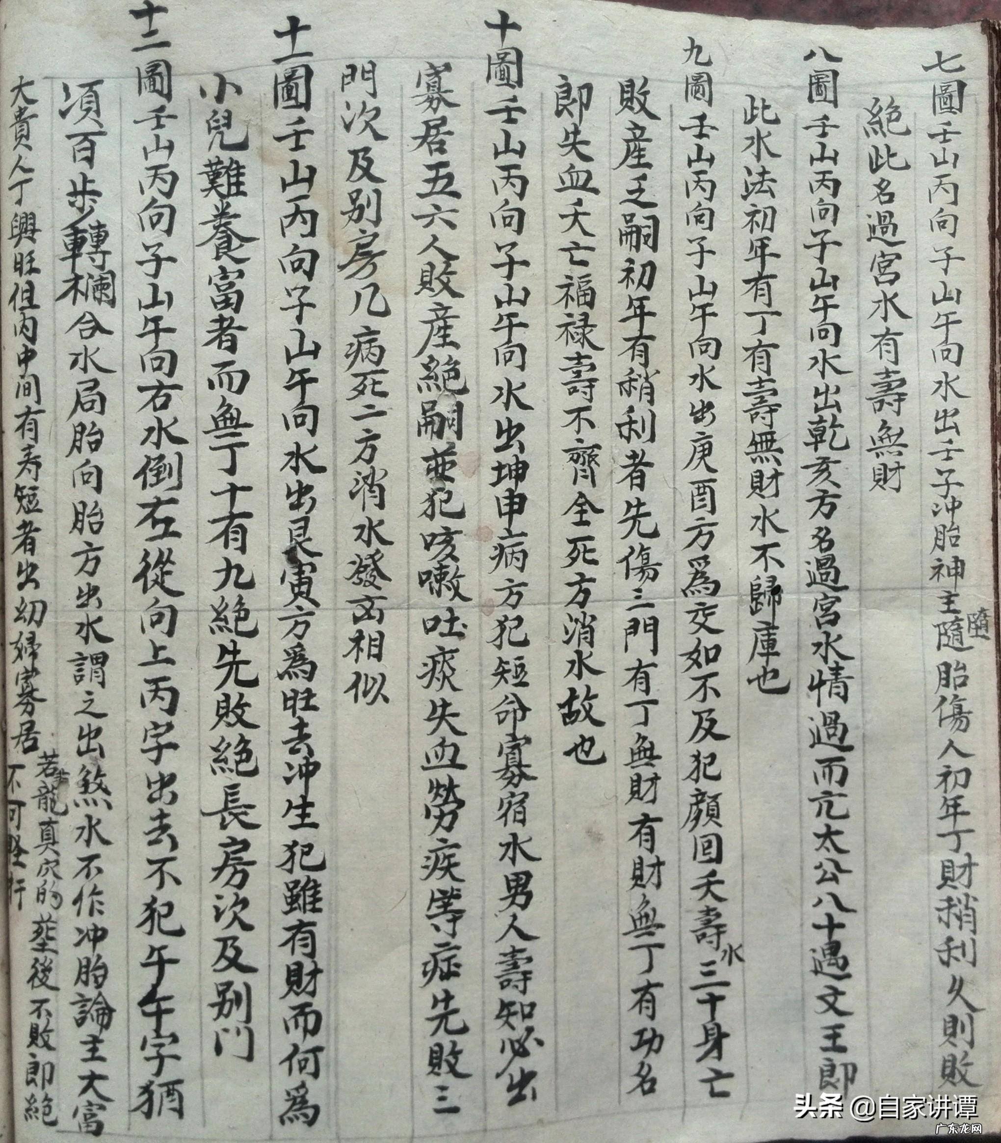 九十年代三合风水手抄本