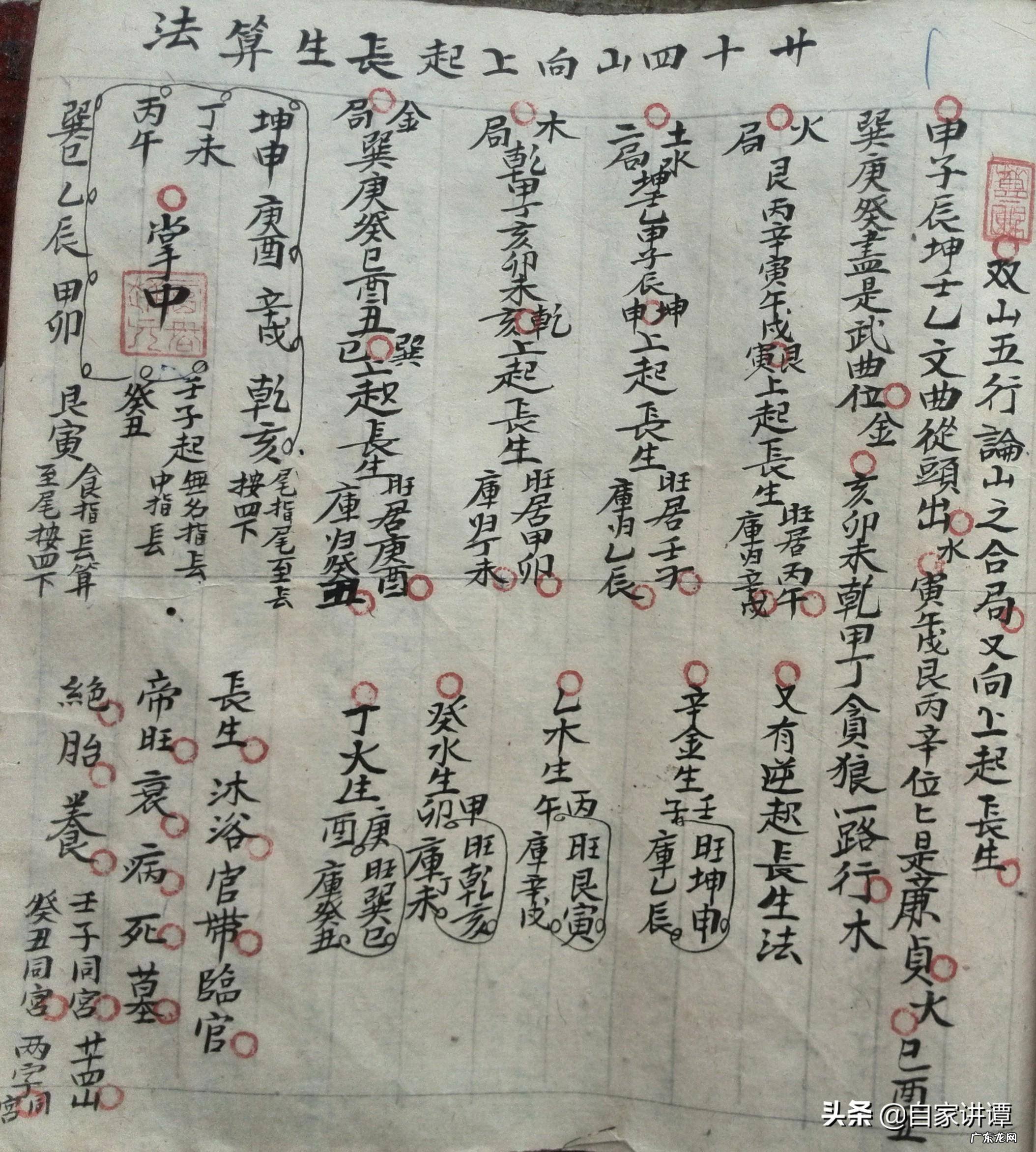 九十年代三合风水手抄本