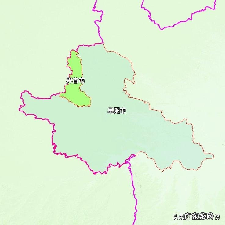阜阳市卫星地图高清版 阜阳市风水地形图全图