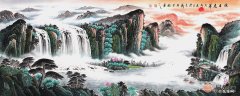 青山绿水山水画图片 青山山水风水画大全