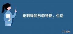 无刺蜂的形态特征，生活习性是什么