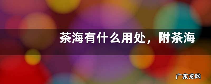 茶海有什么用处,附茶海介绍
