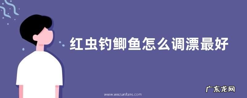 红虫钓鲫鱼怎么调漂最好?怎样正确挂钩