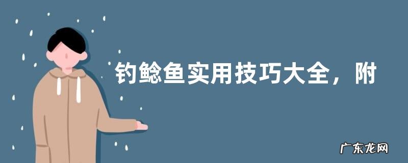钓鲶鱼实用技巧大全,附钓位选择