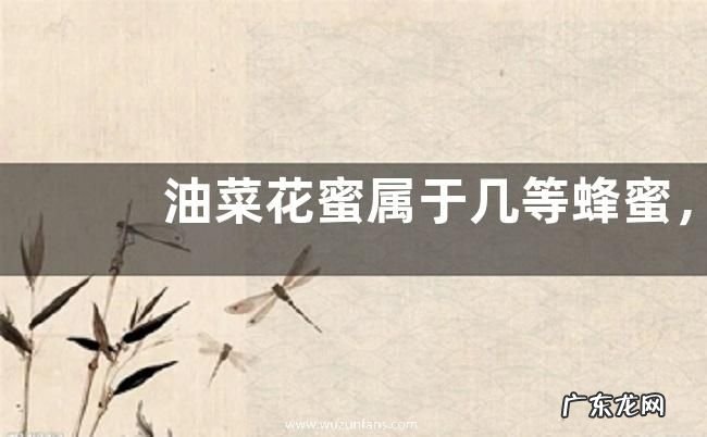 油菜花蜜属于几等蜂蜜，如何鉴别