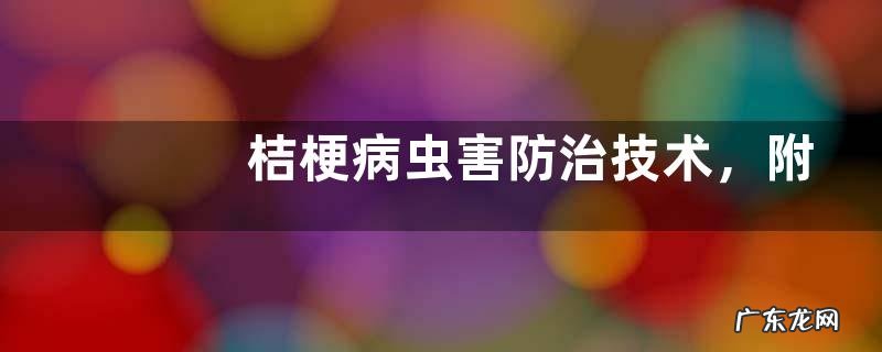 桔梗病虫害防治技术,附桔梗炭疽病发病症状