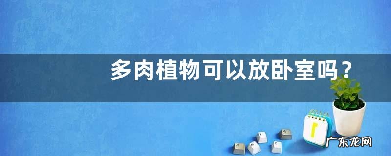 多肉植物可以放卧室吗?多肉植物能晒太阳吗