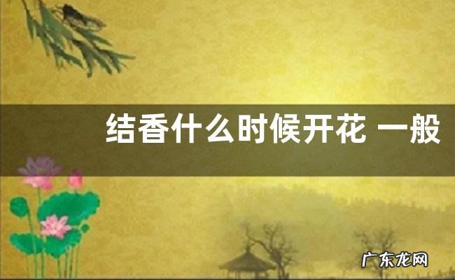 结香什么时候开花 一般几月份开花