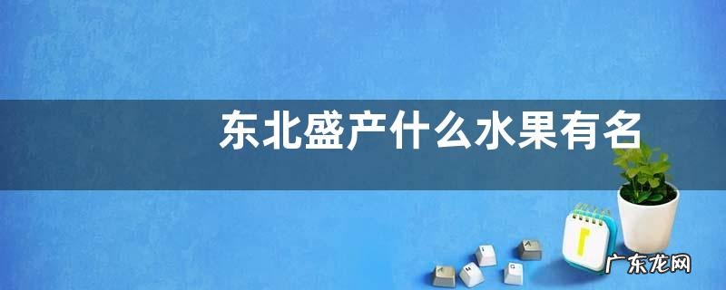 东北盛产什么水果有名