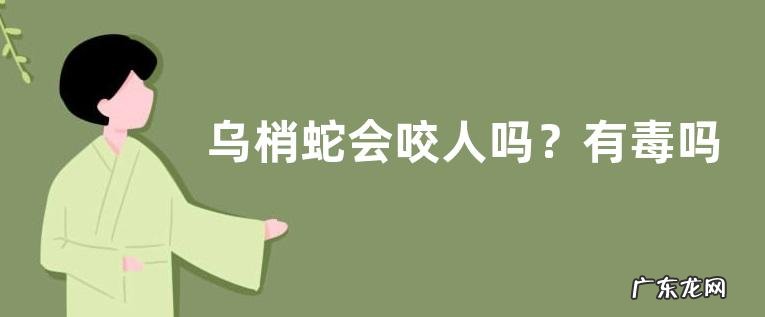 乌梢蛇会咬人吗？有毒吗？有哪些种类