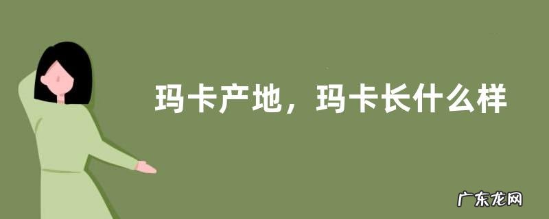 玛卡产地，玛卡长什么样？怎么吃