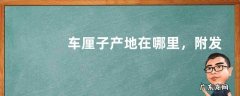 车厘子产地在哪里，附发展历史和功效