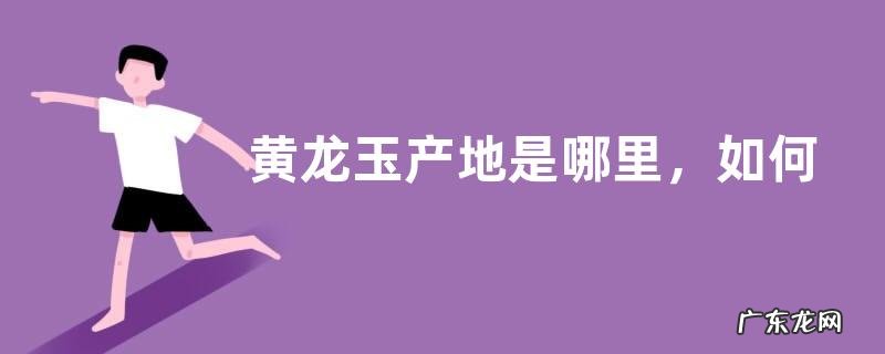 黄龙玉产地是哪里,如何鉴别黄龙玉