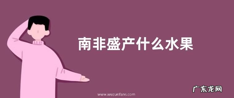 南非盛产什么水果