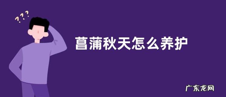 菖蒲秋天怎么养护