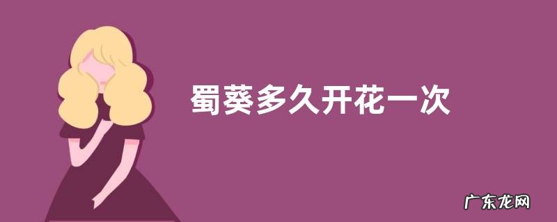 蜀葵多久开花一次