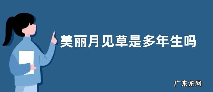 美丽月见草是多年生吗