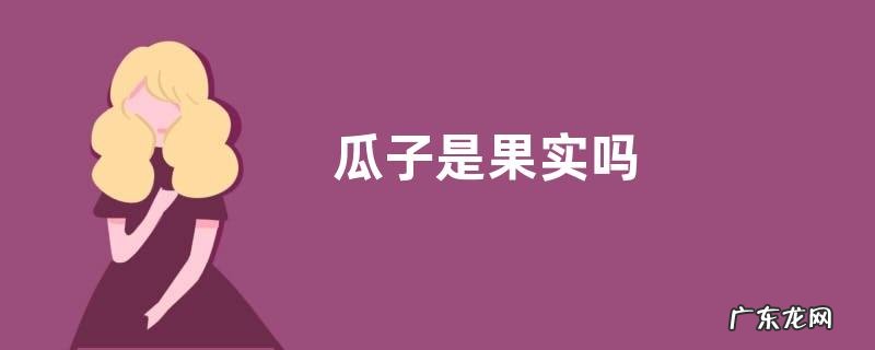 瓜子是果实吗