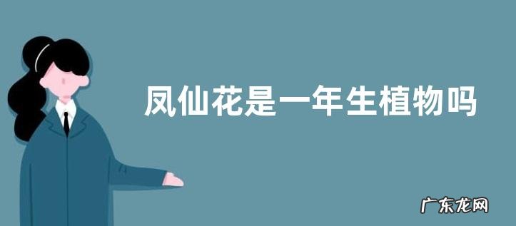 凤仙花是一年生植物吗