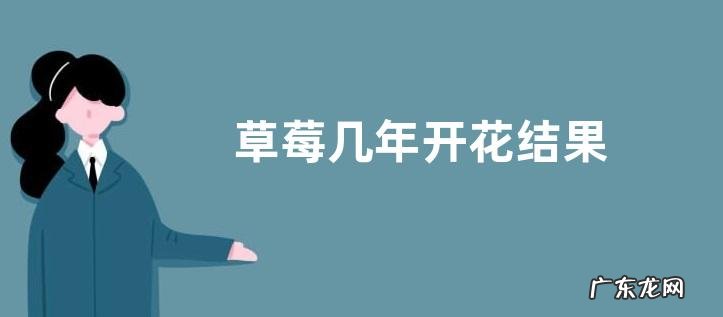 草莓几年开花结果