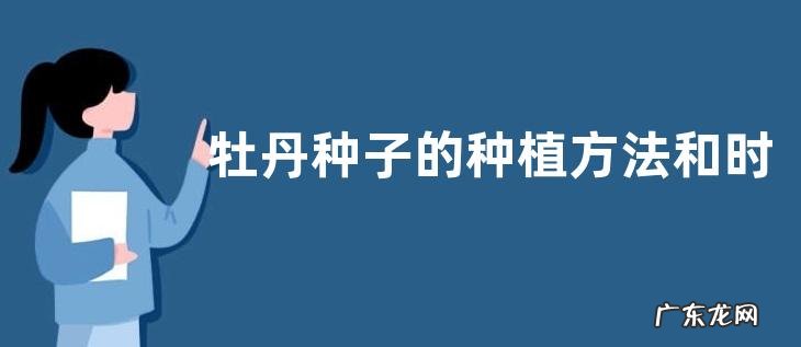 牡丹种子的种植方法和时间 育苗栽培和养殖技术