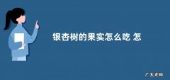 无毒 银杏树的果实怎么吃 怎么处理才能食用