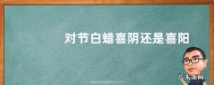 对节白蜡喜阴还是喜阳