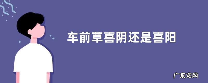 车前草喜阴还是喜阳