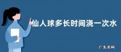 仙人球多长时间浇一次水