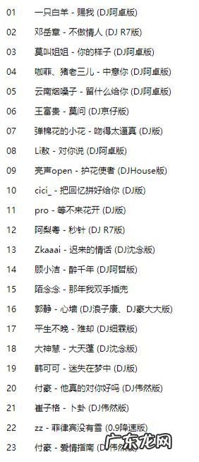 2023dj舞曲超劲爆歌曲大全