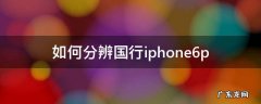 如何分辨国行iphone6p