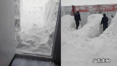 奇迹生还 男子醒来发现被几米高雪困在宿舍